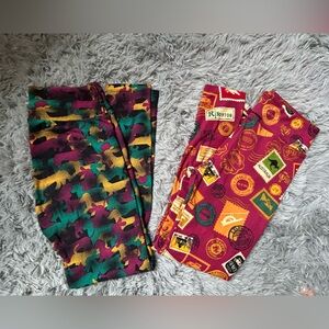 LuLaRoe Multicolor Patterned Leggings